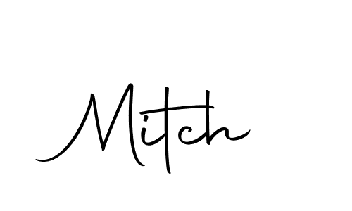 Create a beautiful signature design for name Mitch. With this signature (Autography-DOLnW) fonts, you can make a handwritten signature for free. Mitch signature style 10 images and pictures png