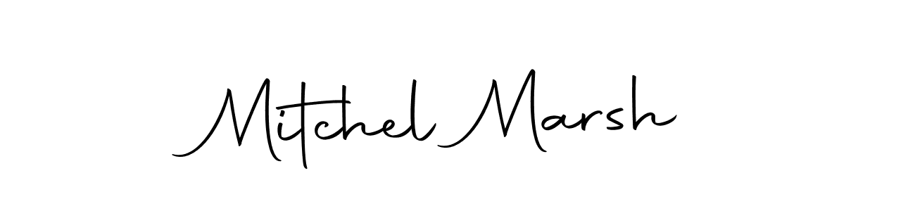 Similarly Autography-DOLnW is the best handwritten signature design. Signature creator online .You can use it as an online autograph creator for name Mitchel Marsh. Mitchel Marsh signature style 10 images and pictures png