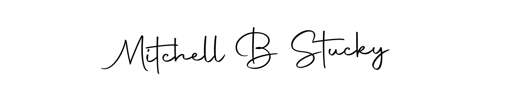 It looks lik you need a new signature style for name Mitchell B Stucky. Design unique handwritten (Autography-DOLnW) signature with our free signature maker in just a few clicks. Mitchell B Stucky signature style 10 images and pictures png