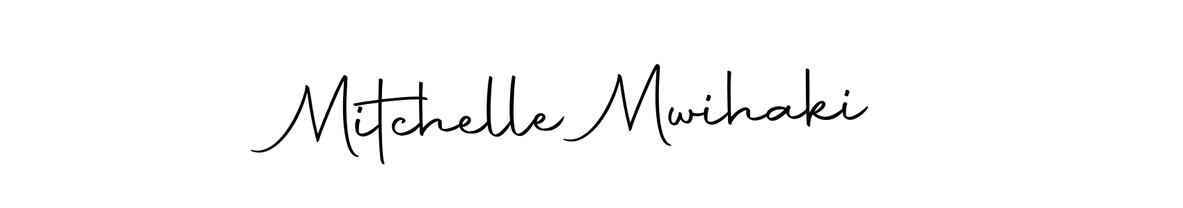Make a short Mitchelle Mwihaki signature style. Manage your documents anywhere anytime using Autography-DOLnW. Create and add eSignatures, submit forms, share and send files easily. Mitchelle Mwihaki signature style 10 images and pictures png