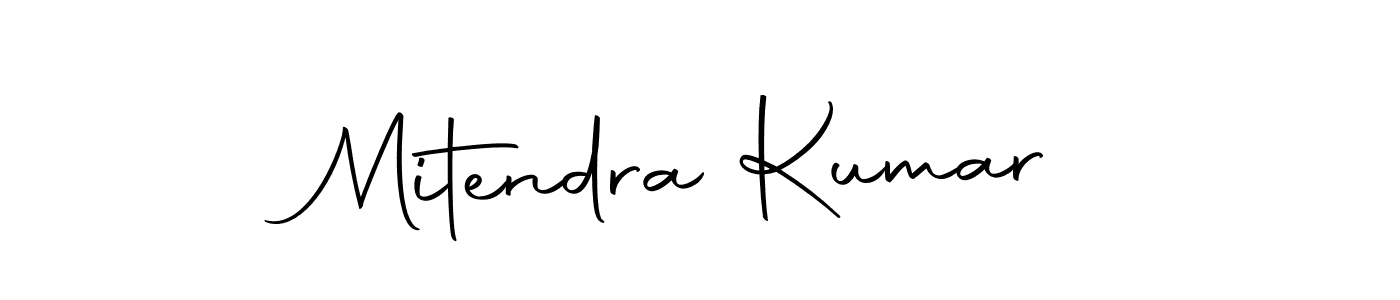 Design your own signature with our free online signature maker. With this signature software, you can create a handwritten (Autography-DOLnW) signature for name Mitendra Kumar. Mitendra Kumar signature style 10 images and pictures png