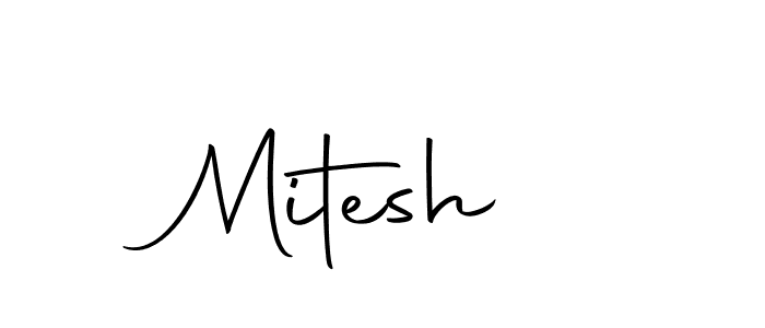 Make a beautiful signature design for name Mitesh . With this signature (Autography-DOLnW) style, you can create a handwritten signature for free. Mitesh  signature style 10 images and pictures png