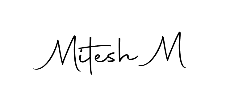 Once you've used our free online signature maker to create your best signature Autography-DOLnW style, it's time to enjoy all of the benefits that Mitesh M name signing documents. Mitesh M signature style 10 images and pictures png