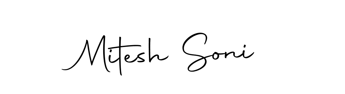 Once you've used our free online signature maker to create your best signature Autography-DOLnW style, it's time to enjoy all of the benefits that Mitesh Soni name signing documents. Mitesh Soni signature style 10 images and pictures png