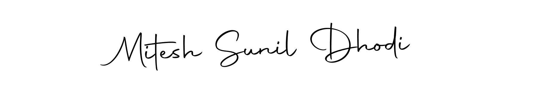 Make a beautiful signature design for name Mitesh Sunil Dhodi. Use this online signature maker to create a handwritten signature for free. Mitesh Sunil Dhodi signature style 10 images and pictures png