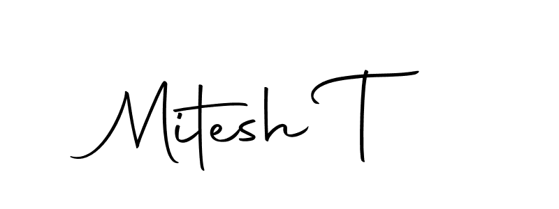 Make a beautiful signature design for name Mitesh T. Use this online signature maker to create a handwritten signature for free. Mitesh T signature style 10 images and pictures png