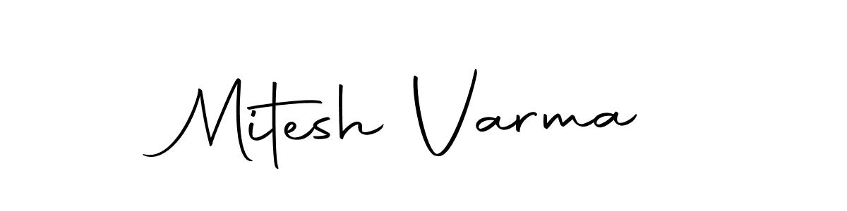 This is the best signature style for the Mitesh Varma name. Also you like these signature font (Autography-DOLnW). Mix name signature. Mitesh Varma signature style 10 images and pictures png