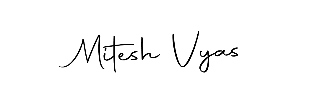 Also we have Mitesh Vyas name is the best signature style. Create professional handwritten signature collection using Autography-DOLnW autograph style. Mitesh Vyas signature style 10 images and pictures png
