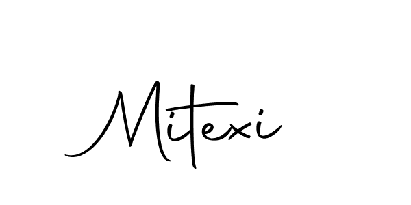 How to make Mitexi signature? Autography-DOLnW is a professional autograph style. Create handwritten signature for Mitexi name. Mitexi signature style 10 images and pictures png