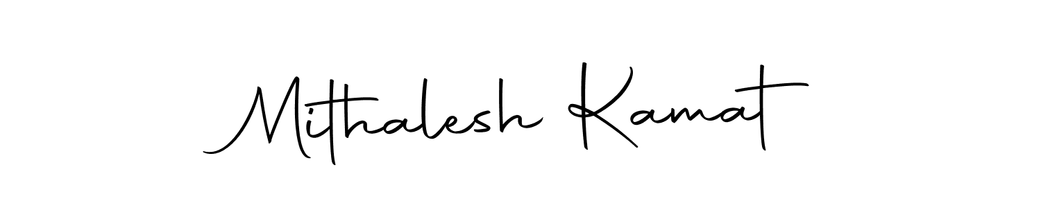 Make a beautiful signature design for name Mithalesh Kamat. Use this online signature maker to create a handwritten signature for free. Mithalesh Kamat signature style 10 images and pictures png