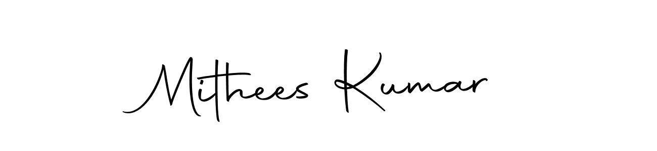 The best way (Autography-DOLnW) to make a short signature is to pick only two or three words in your name. The name Mithees Kumar include a total of six letters. For converting this name. Mithees Kumar signature style 10 images and pictures png
