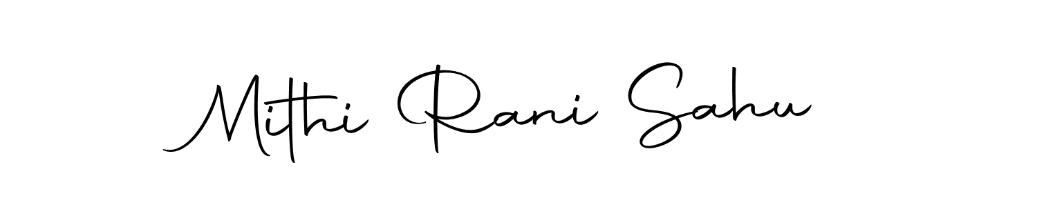Make a beautiful signature design for name Mithi Rani Sahu. Use this online signature maker to create a handwritten signature for free. Mithi Rani Sahu signature style 10 images and pictures png