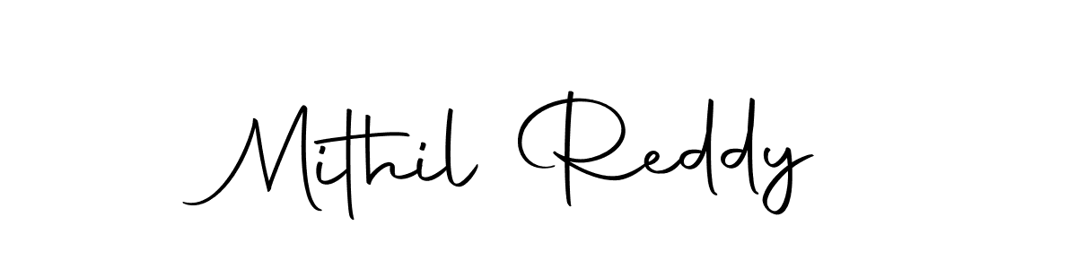 Make a short Mithil Reddy signature style. Manage your documents anywhere anytime using Autography-DOLnW. Create and add eSignatures, submit forms, share and send files easily. Mithil Reddy signature style 10 images and pictures png