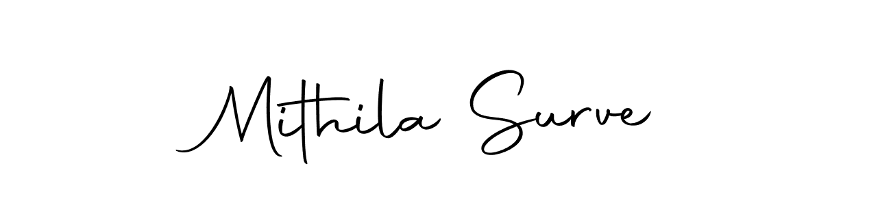 Make a beautiful signature design for name Mithila Surve. With this signature (Autography-DOLnW) style, you can create a handwritten signature for free. Mithila Surve signature style 10 images and pictures png