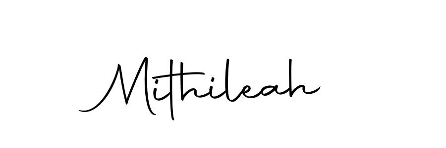 Make a beautiful signature design for name Mithileah. With this signature (Autography-DOLnW) style, you can create a handwritten signature for free. Mithileah signature style 10 images and pictures png