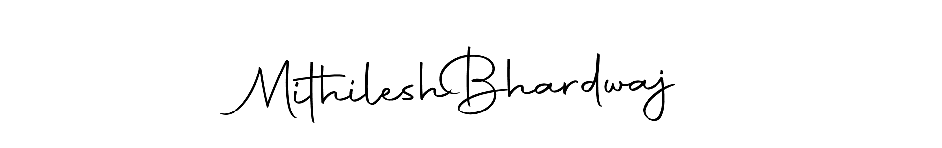 You should practise on your own different ways (Autography-DOLnW) to write your name (Mithilesh  Bhardwaj) in signature. don't let someone else do it for you. Mithilesh  Bhardwaj signature style 10 images and pictures png