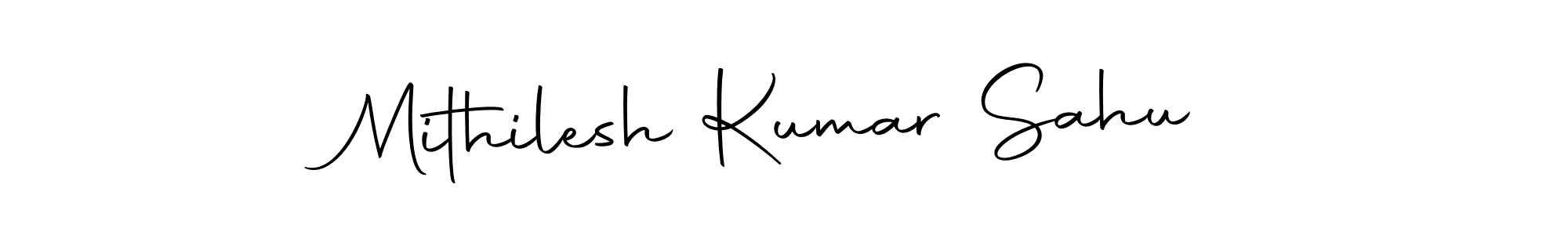 Use a signature maker to create a handwritten signature online. With this signature software, you can design (Autography-DOLnW) your own signature for name Mithilesh Kumar Sahu. Mithilesh Kumar Sahu signature style 10 images and pictures png