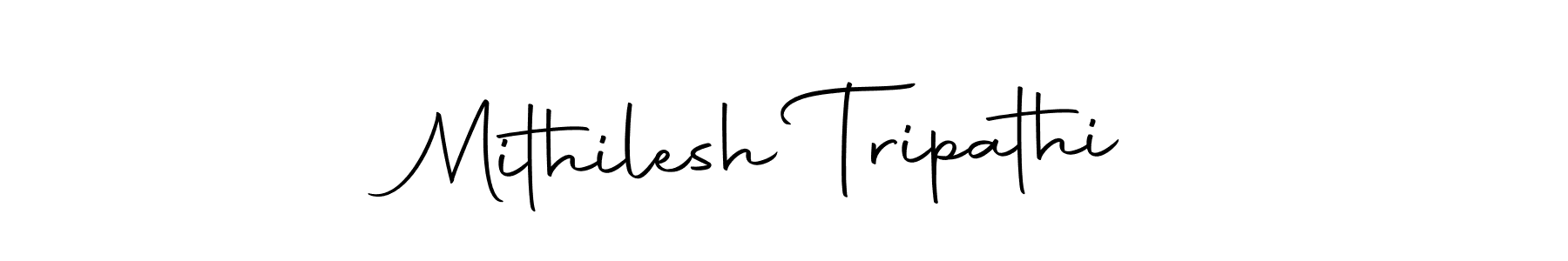 How to make Mithilesh Tripathi signature? Autography-DOLnW is a professional autograph style. Create handwritten signature for Mithilesh Tripathi name. Mithilesh Tripathi signature style 10 images and pictures png