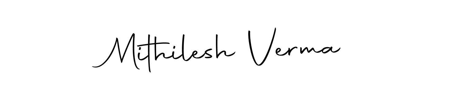 Make a beautiful signature design for name Mithilesh Verma. Use this online signature maker to create a handwritten signature for free. Mithilesh Verma signature style 10 images and pictures png