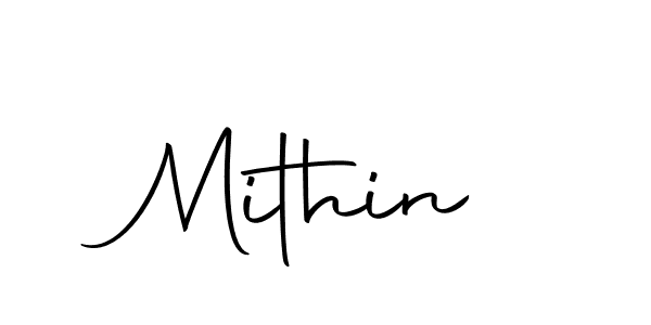 Use a signature maker to create a handwritten signature online. With this signature software, you can design (Autography-DOLnW) your own signature for name Mithin. Mithin signature style 10 images and pictures png