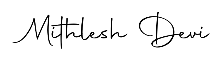 The Autography-DOLnW handwriting style adds charm and authenticity to name Mithlesh Devi. A wonderful choice for personal thank-you notes. Mithlesh Devi signature style 10 images and pictures png