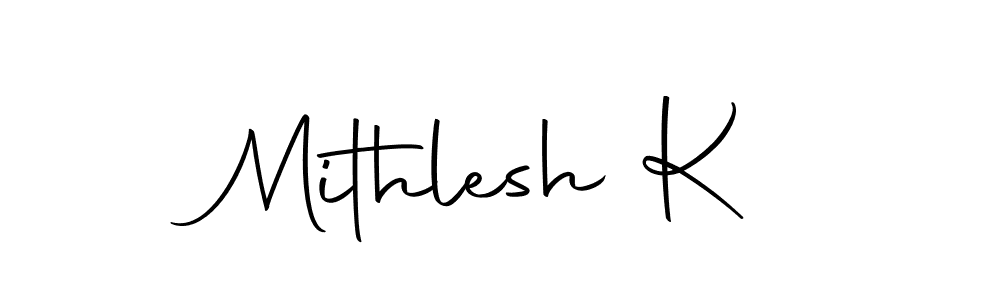 It looks lik you need a new signature style for name Mithlesh K. Design unique handwritten (Autography-DOLnW) signature with our free signature maker in just a few clicks. Mithlesh K signature style 10 images and pictures png