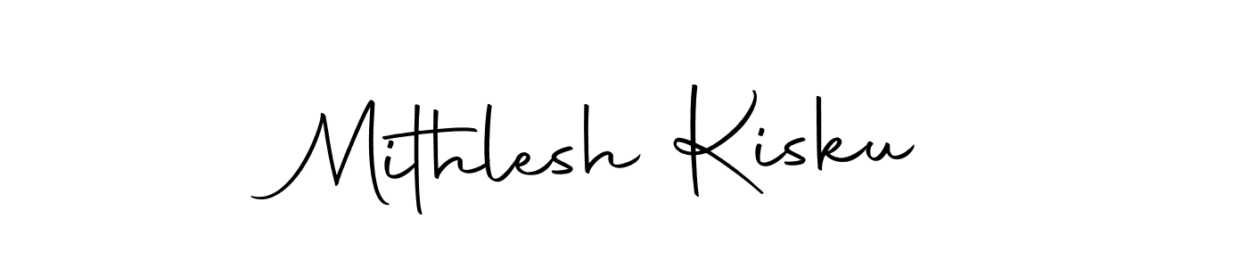 Create a beautiful signature design for name Mithlesh Kisku. With this signature (Autography-DOLnW) fonts, you can make a handwritten signature for free. Mithlesh Kisku signature style 10 images and pictures png