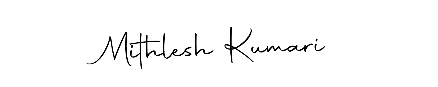 The best way (Autography-DOLnW) to make a short signature is to pick only two or three words in your name. The name Mithlesh Kumari include a total of six letters. For converting this name. Mithlesh Kumari signature style 10 images and pictures png