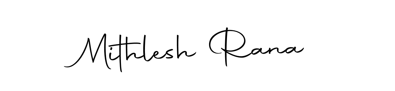 Mithlesh Rana stylish signature style. Best Handwritten Sign (Autography-DOLnW) for my name. Handwritten Signature Collection Ideas for my name Mithlesh Rana. Mithlesh Rana signature style 10 images and pictures png