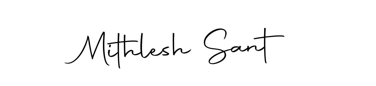 How to make Mithlesh Sant signature? Autography-DOLnW is a professional autograph style. Create handwritten signature for Mithlesh Sant name. Mithlesh Sant signature style 10 images and pictures png