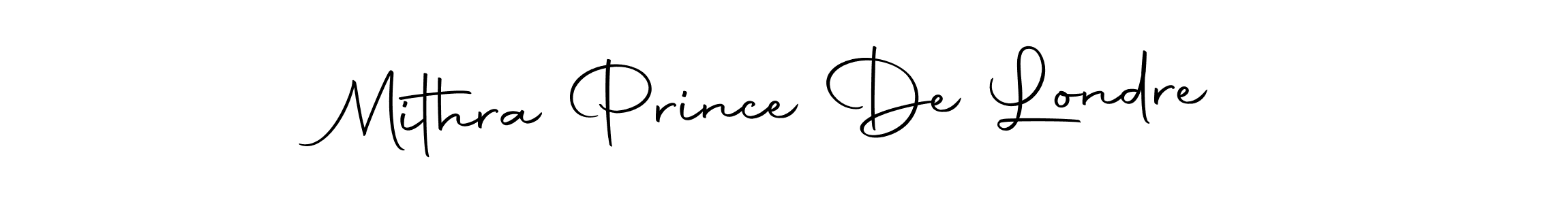 Also we have Mithra Prince De Londre name is the best signature style. Create professional handwritten signature collection using Autography-DOLnW autograph style. Mithra Prince De Londre signature style 10 images and pictures png