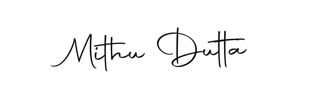 Make a beautiful signature design for name Mithu Dutta. With this signature (Autography-DOLnW) style, you can create a handwritten signature for free. Mithu Dutta signature style 10 images and pictures png