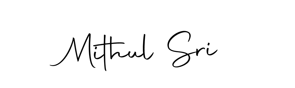 Use a signature maker to create a handwritten signature online. With this signature software, you can design (Autography-DOLnW) your own signature for name Mithul Sri. Mithul Sri signature style 10 images and pictures png