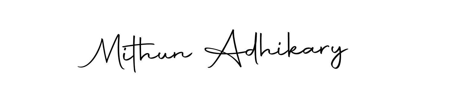 Make a beautiful signature design for name Mithun Adhikary. Use this online signature maker to create a handwritten signature for free. Mithun Adhikary signature style 10 images and pictures png