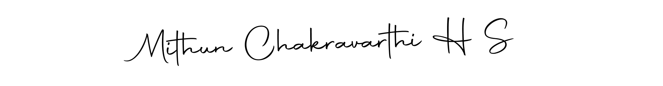 You should practise on your own different ways (Autography-DOLnW) to write your name (Mithun Chakravarthi H S) in signature. don't let someone else do it for you. Mithun Chakravarthi H S signature style 10 images and pictures png