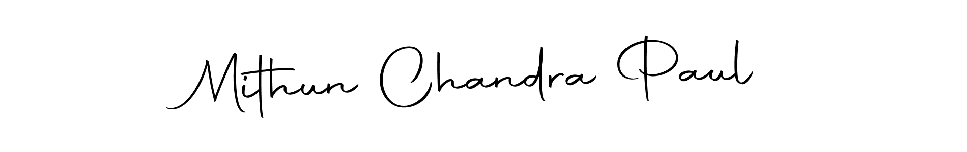 Make a beautiful signature design for name Mithun Chandra Paul. With this signature (Autography-DOLnW) style, you can create a handwritten signature for free. Mithun Chandra Paul signature style 10 images and pictures png