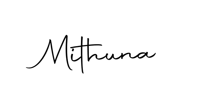 Make a beautiful signature design for name Mithuna. With this signature (Autography-DOLnW) style, you can create a handwritten signature for free. Mithuna signature style 10 images and pictures png