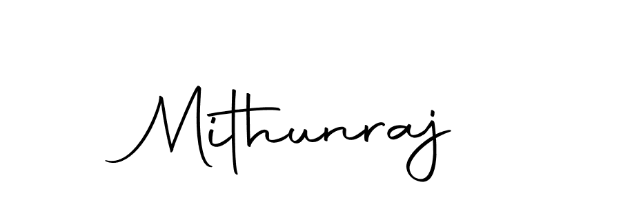 Make a beautiful signature design for name Mithunraj. Use this online signature maker to create a handwritten signature for free. Mithunraj signature style 10 images and pictures png