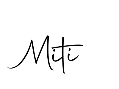 The best way (Autography-DOLnW) to make a short signature is to pick only two or three words in your name. The name Miti include a total of six letters. For converting this name. Miti signature style 10 images and pictures png