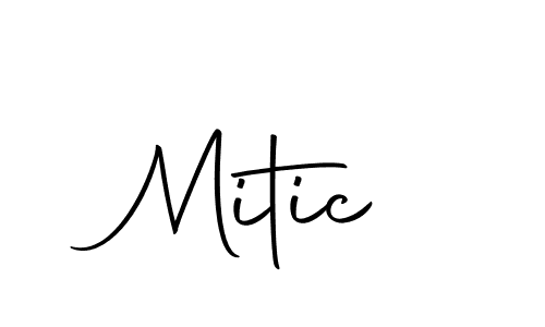 Use a signature maker to create a handwritten signature online. With this signature software, you can design (Autography-DOLnW) your own signature for name Mitic. Mitic signature style 10 images and pictures png