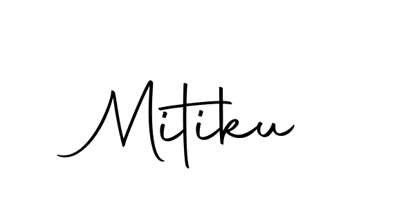 How to make Mitiku name signature. Use Autography-DOLnW style for creating short signs online. This is the latest handwritten sign. Mitiku signature style 10 images and pictures png