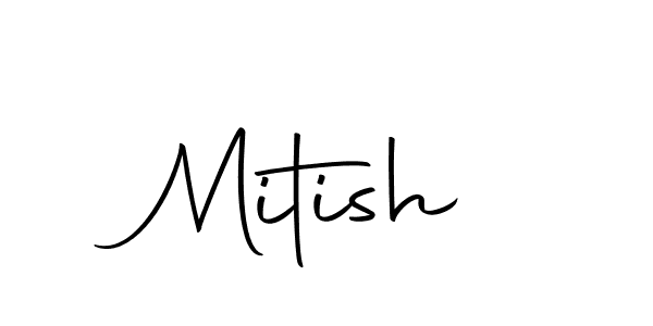 Design your own signature with our free online signature maker. With this signature software, you can create a handwritten (Autography-DOLnW) signature for name Mitish. Mitish signature style 10 images and pictures png