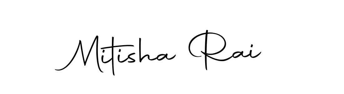 Use a signature maker to create a handwritten signature online. With this signature software, you can design (Autography-DOLnW) your own signature for name Mitisha Rai. Mitisha Rai signature style 10 images and pictures png