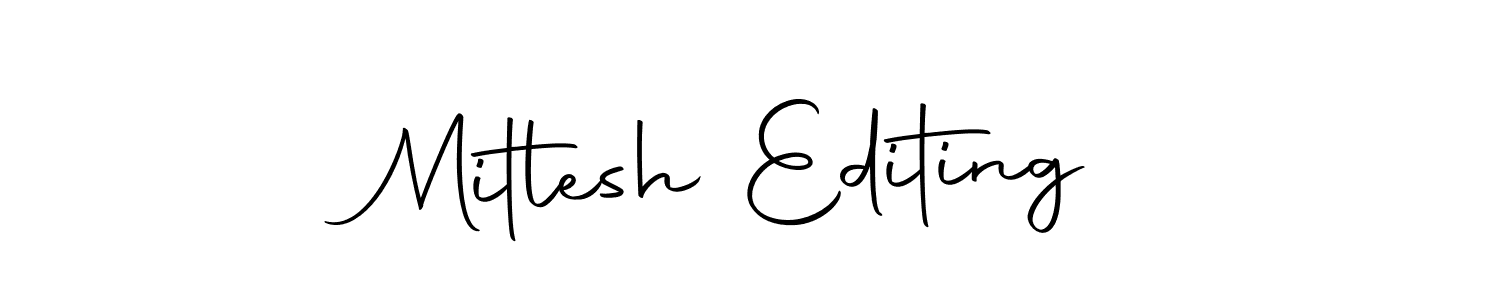 Mitlesh Editing stylish signature style. Best Handwritten Sign (Autography-DOLnW) for my name. Handwritten Signature Collection Ideas for my name Mitlesh Editing. Mitlesh Editing signature style 10 images and pictures png