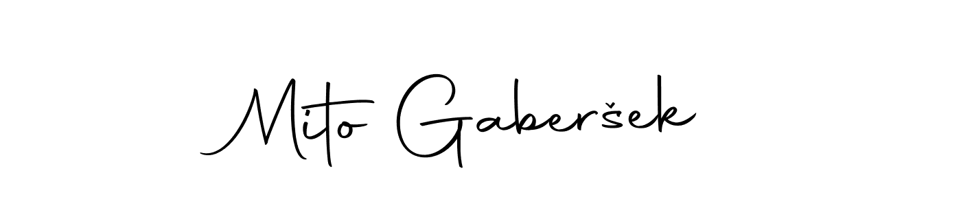 Mito Gaberšek stylish signature style. Best Handwritten Sign (Autography-DOLnW) for my name. Handwritten Signature Collection Ideas for my name Mito Gaberšek. Mito Gaberšek signature style 10 images and pictures png