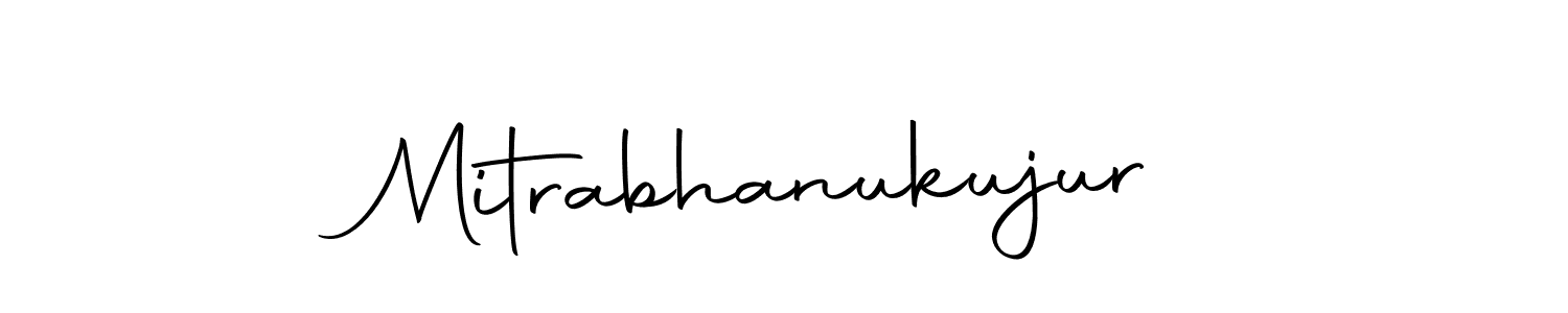How to make Mitrabhanukujur signature? Autography-DOLnW is a professional autograph style. Create handwritten signature for Mitrabhanukujur name. Mitrabhanukujur signature style 10 images and pictures png