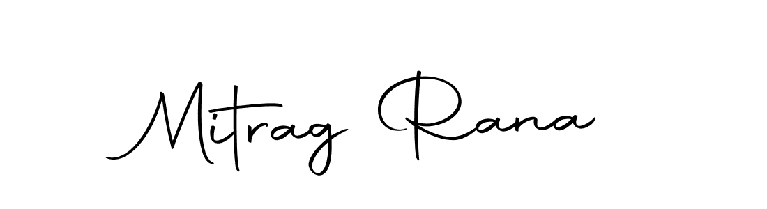 How to make Mitrag Rana name signature. Use Autography-DOLnW style for creating short signs online. This is the latest handwritten sign. Mitrag Rana signature style 10 images and pictures png