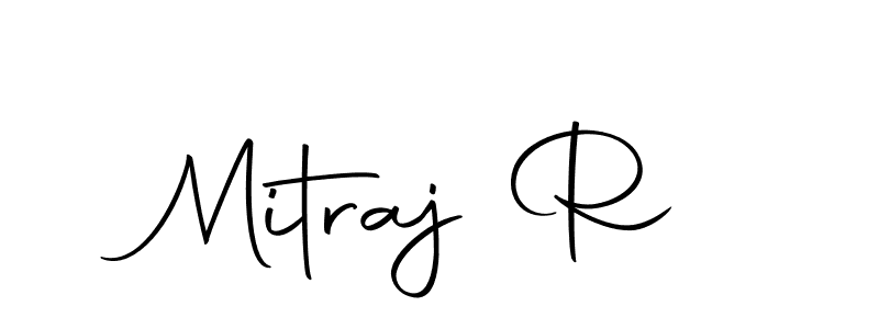 Design your own signature with our free online signature maker. With this signature software, you can create a handwritten (Autography-DOLnW) signature for name Mitraj R. Mitraj R signature style 10 images and pictures png