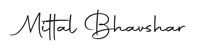 Practice writing Mittal Bhavshar with the flow of Autography-DOLnW lettering. A fantastic source of inspiration for developing your personal signature style. Mittal Bhavshar signature style 10 images and pictures png