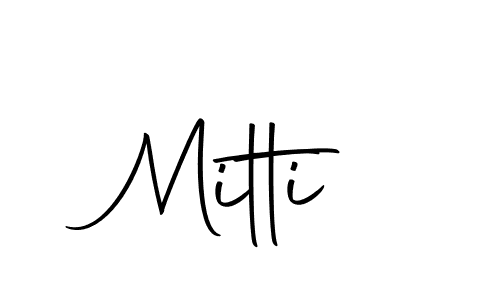 Make a beautiful signature design for name Mitti. With this signature (Autography-DOLnW) style, you can create a handwritten signature for free. Mitti signature style 10 images and pictures png